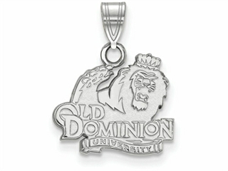 LogoArt Sterling Silver Old Dominion University Small Pendant Necklace