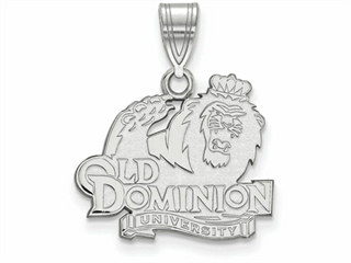 LogoArt Sterling Silver Old Dominion University Medium Pendant Necklace