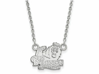 LogoArt Sterling Silver Old Dominion University Small Pendant Necklace