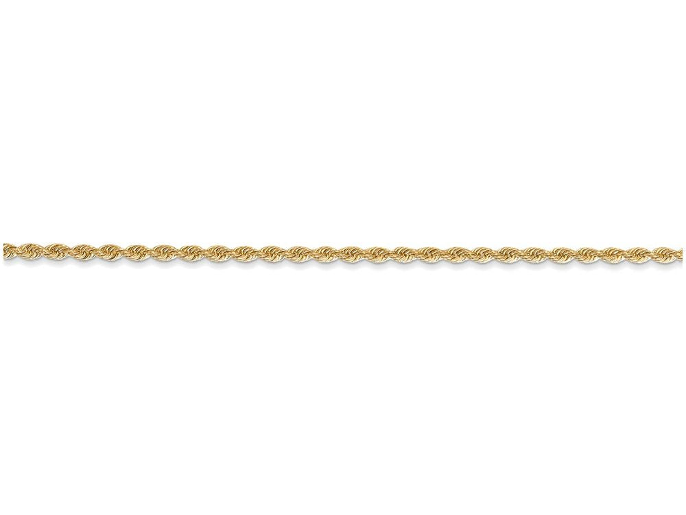 FJC Finejewelers 20 Inch 14k Yellow Gold 1.50mm Handmade Regular Rope Chain Necklace