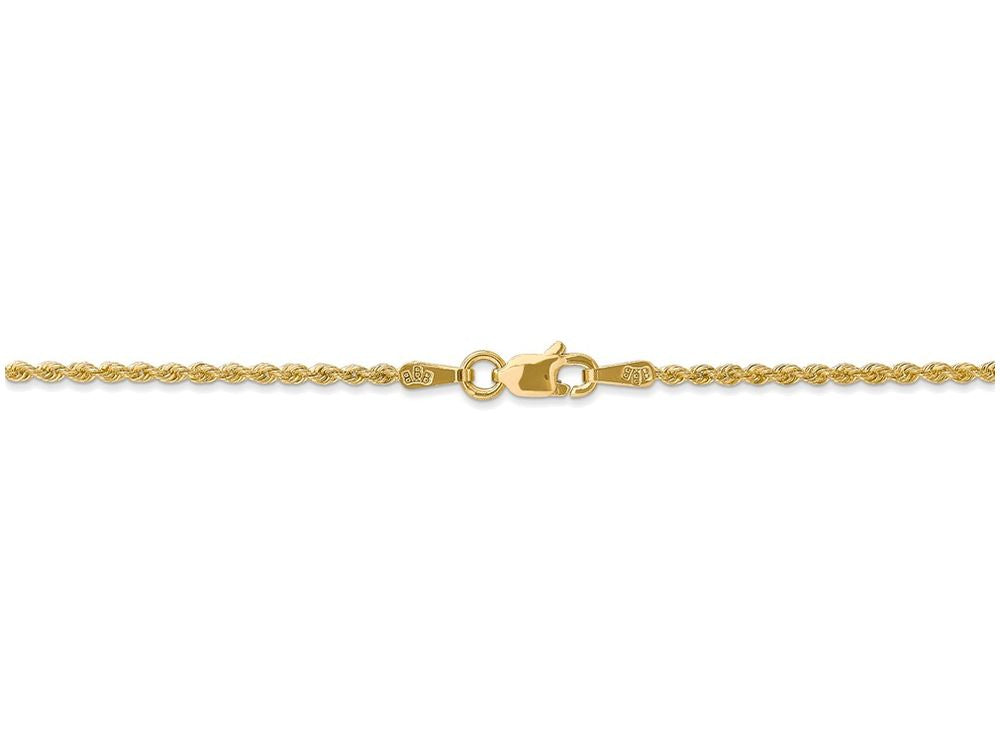 FJC Finejewelers 30 Inch 14k Yellow Gold 1.50mm Handmade Regular Rope Chain Necklace