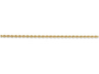FJC Finejewelers 8 Inch 14k Yellow Gold 1.50mm Handmade Regular Rope Chain Bracelet