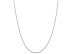 FJC Finejewelers 14 Inch 14k White Gold 1.5mm bright-cut Rope Chain Necklace