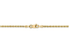 FJC Finejewelers 10 Inch 14k Yellow Gold 1.75mm bright-cut Rope Anklet