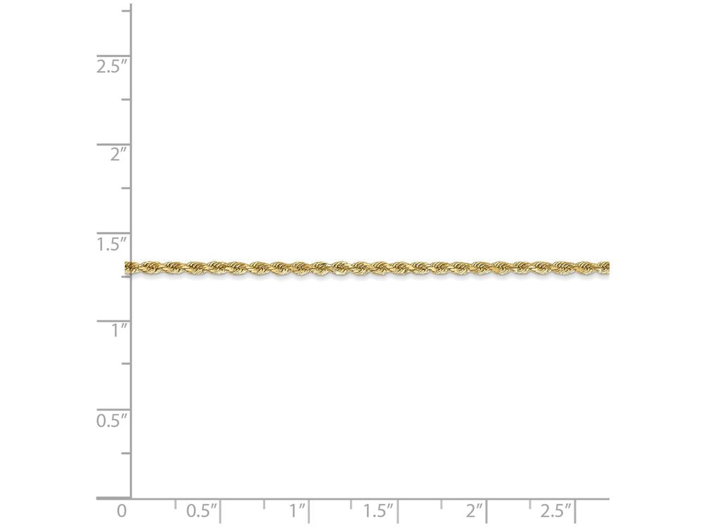 FJC Finejewelers 30 Inch 14k Yellow Gold 1.75mm bright-cut Rope With Lobster Clasp Chain Necklace