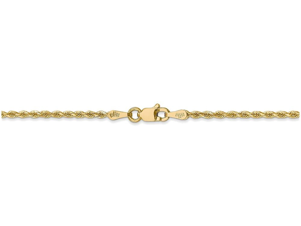 FJC Finejewelers 30 Inch 14k Yellow Gold 1.75mm bright-cut Rope With Lobster Clasp Chain Necklace