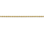 FJC Finejewelers 6 Inch 14k Yellow Gold 1.75mm bright-cut Rope With Lobster Clasp Chain Bracelet