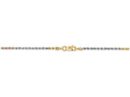 FJC Finejewelers 24 Inch 14 kt Tri Color Gold 1.8mm bright-cut Rope Chain Necklace