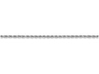 FJC Finejewelers 16 Inch 14k White Gold 1.8mm bright-cut Rope Chain Necklace