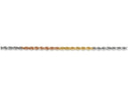 FJC Finejewelers 7 Inch 14 kt Tri Color Gold 2.5mm bright-cut Rope Chain Bracelet
