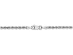 FJC Finejewelers 7 Inch 14k White Gold 2.5mm bright-cut Rope Chain Bracelet