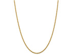 FJC Finejewelers 22 Inch 14k Yellow Gold 2.75mm bright-cut Rope With Lobster Clasp Chain Necklace