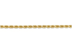FJC Finejewelers 7 Inch 14k Yellow Gold 3.2mm bright-cut Rope With Lobster Clasp Chain Bracelet
