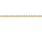 FJC Finejewelers 16 Inch 14k Yellow Gold 3mm Handmade Regular Rope Chain Necklace