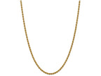 FJC Finejewelers 24 Inch 14k Yellow Gold 3mm Handmade Regular Rope Chain Necklace
