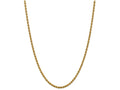 FJC Finejewelers 8 Inch 14k Yellow Gold 3mm Handmade Regular Rope Chain Bracelet