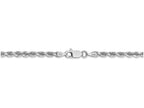 FJC Finejewelers 22 Inch 14k White Gold 3.1mm bright-cut Rope Chain Necklace