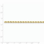 FJC Finejewelers 16 Inch 14k Yellow Gold 3.5mm bright-cut Rope With Lobster Clasp Chain Necklace