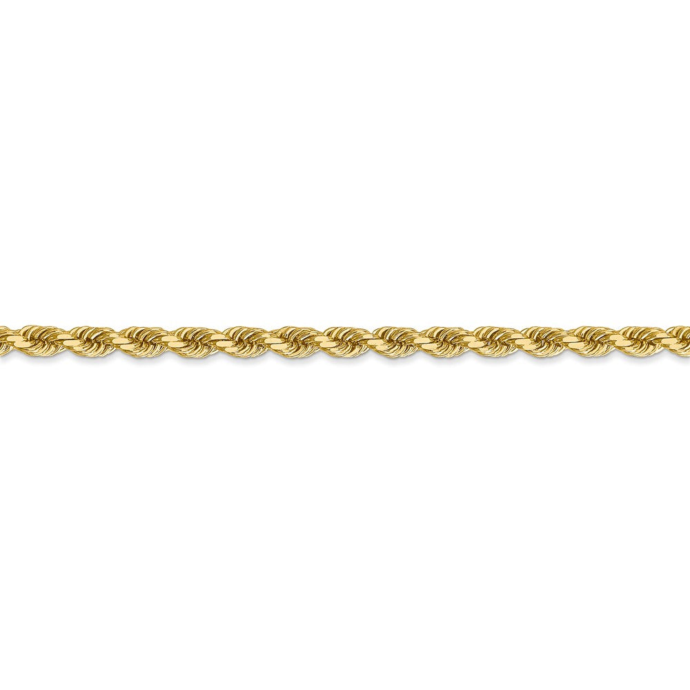 FJC Finejewelers 16 Inch 14k Yellow Gold 3.5mm bright-cut Rope With Lobster Clasp Chain Necklace