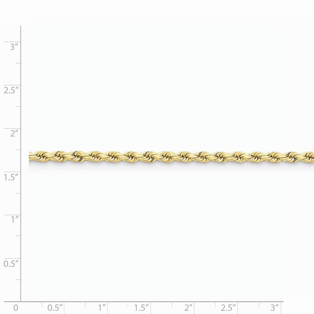 FJC Finejewelers 18 Inch 14k Yellow Gold 3.5mm bright-cut Rope With Lobster Clasp Chain Necklace