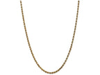 FJC Finejewelers 22 Inch 14k Yellow Gold 3.5mm bright-cut Rope With Lobster Clasp Chain Necklace