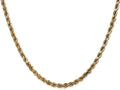 FJC Finejewelers 24 Inch 14k Yellow Gold 3.5mm bright-cut Rope With Lobster Clasp Chain Necklace