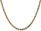FJC Finejewelers 24 Inch 14k Yellow Gold 3.5mm bright-cut Rope With Lobster Clasp Chain Necklace