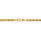 FJC Finejewelers 30 Inch 14k 3.5mm bright-cut Rope With Lobster Clasp Chain Necklace