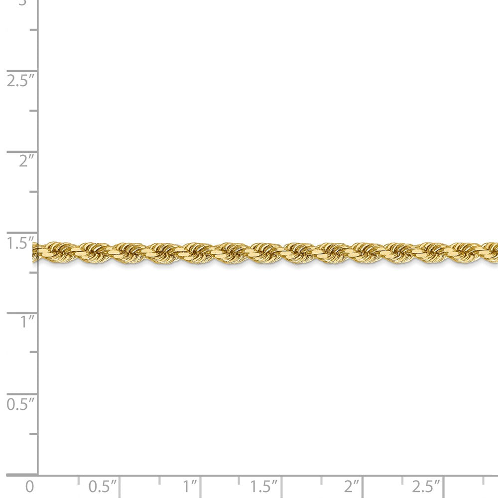 FJC Finejewelers 30 Inch 14k 3.5mm bright-cut Rope With Lobster Clasp Chain Necklace