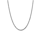 FJC Finejewelers 18 Inch 14k White Gold 3.5mm bright-cut Rope Chain Necklace