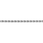 FJC Finejewelers 30 Inch 14k White Gold 3.5mm bright-cut Rope Chain Necklace