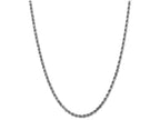 FJC Finejewelers 30 Inch 14k White Gold 3.5mm bright-cut Rope Chain Necklace