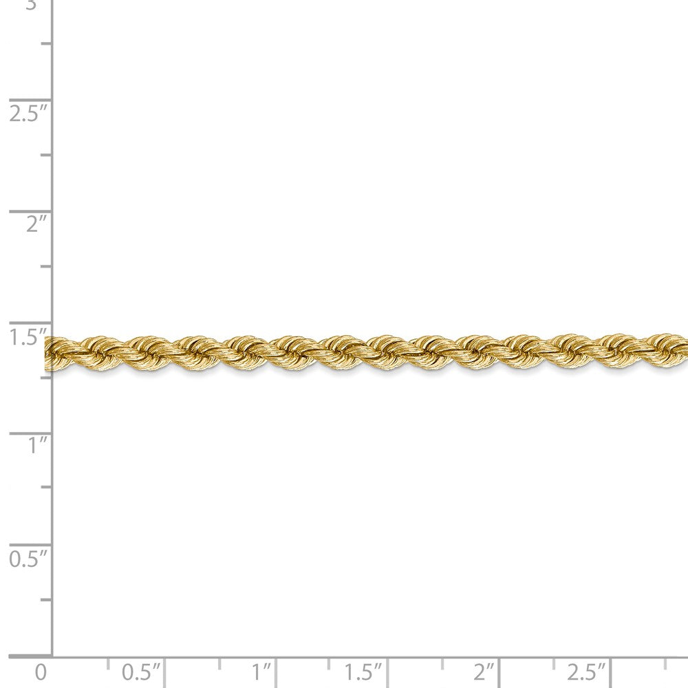 FJC Finejewelers 24 Inch 14k 4mm Handmade Regular Rope Chain Necklace