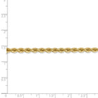 FJC Finejewelers 24 Inch 14k 4mm Handmade Regular Rope Chain Necklace