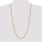 FJC Finejewelers 30 Inch 14k 4mm Handmade Regular Rope Chain Necklace