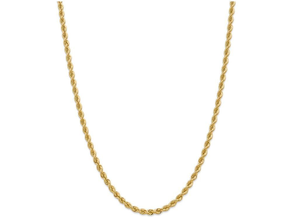 FJC Finejewelers 30 Inch 14k 4mm Handmade Regular Rope Chain Necklace