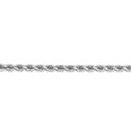 FJC Finejewelers 22 Inch 14k White Gold 4mm bright-cut Rope Chain Necklace