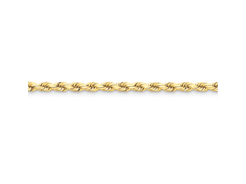 FJC Finejewelers 22 Inch 14k 5mm bright-cut Rope With Lobster Clasp Chain Necklace
