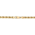 FJC Finejewelers 24 Inch 14k 5mm bright-cut Rope With Lobster Clasp Chain Necklace
