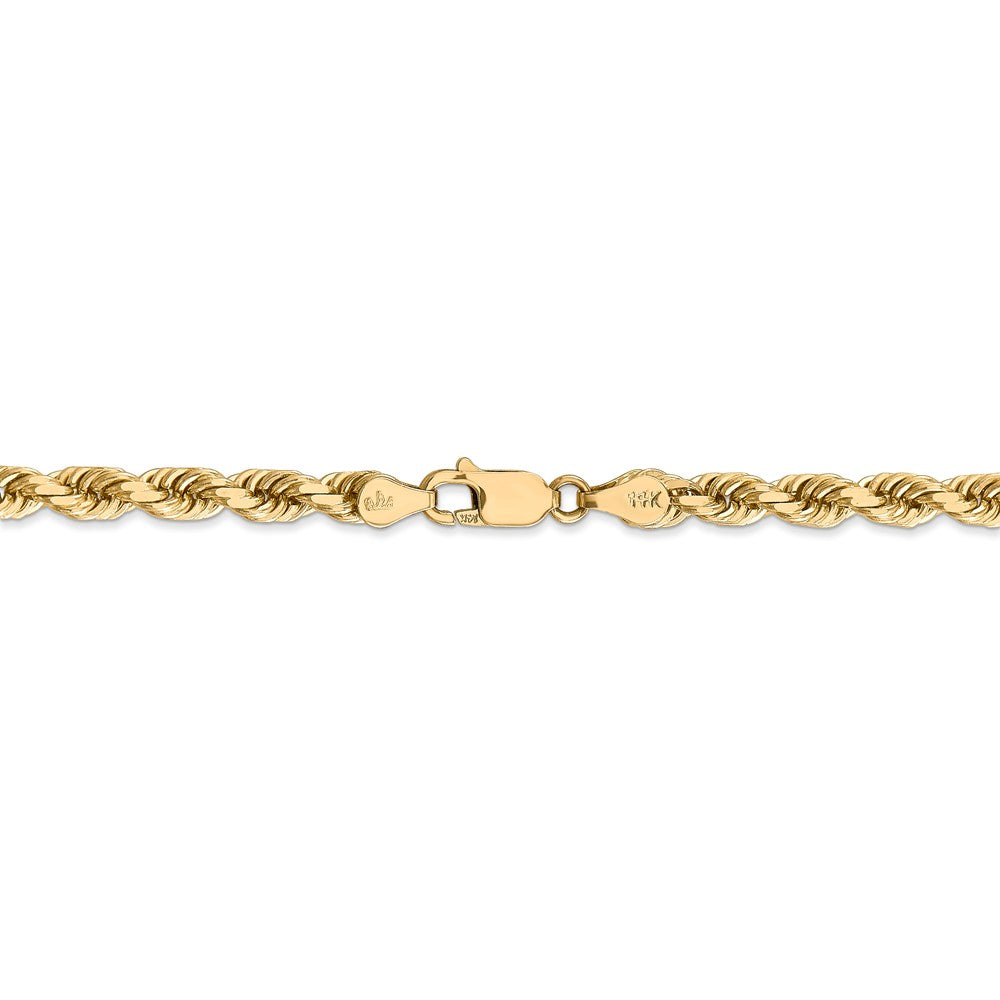 FJC Finejewelers 24 Inch 14k 5mm bright-cut Rope With Lobster Clasp Chain Necklace