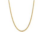 FJC Finejewelers 7 Inch 14k Yellow Gold 5mm bright-cut Rope With Lobster Clasp Chain Bracelet