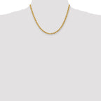FJC Finejewelers 18 Inch 14k 5mm Handmade Regular Rope Chain Necklace