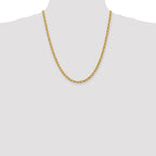 FJC Finejewelers 22 Inch 14k 5mm Handmade Regular Rope Chain Necklace