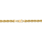 FJC Finejewelers 22 Inch 14k 5mm Handmade Regular Rope Chain Necklace