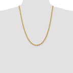 FJC Finejewelers 24 Inch 14k 5mm Handmade Regular Rope Chain Necklace