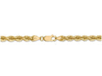 FJC Finejewelers 7 Inch 14k Yellow Gold 5mm Handmade Regular Rope Chain Bracelet