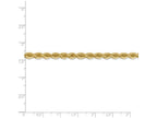 FJC Finejewelers 7 Inch 14k Yellow Gold 5mm Handmade Regular Rope Chain Bracelet