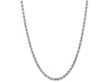 FJC Finejewelers 18 Inch 14k White Gold 5mm bright-cut Rope Chain Necklace
