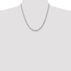 FJC Finejewelers 20 Inch 14k White Gold 5mm bright-cut Rope Chain Necklace