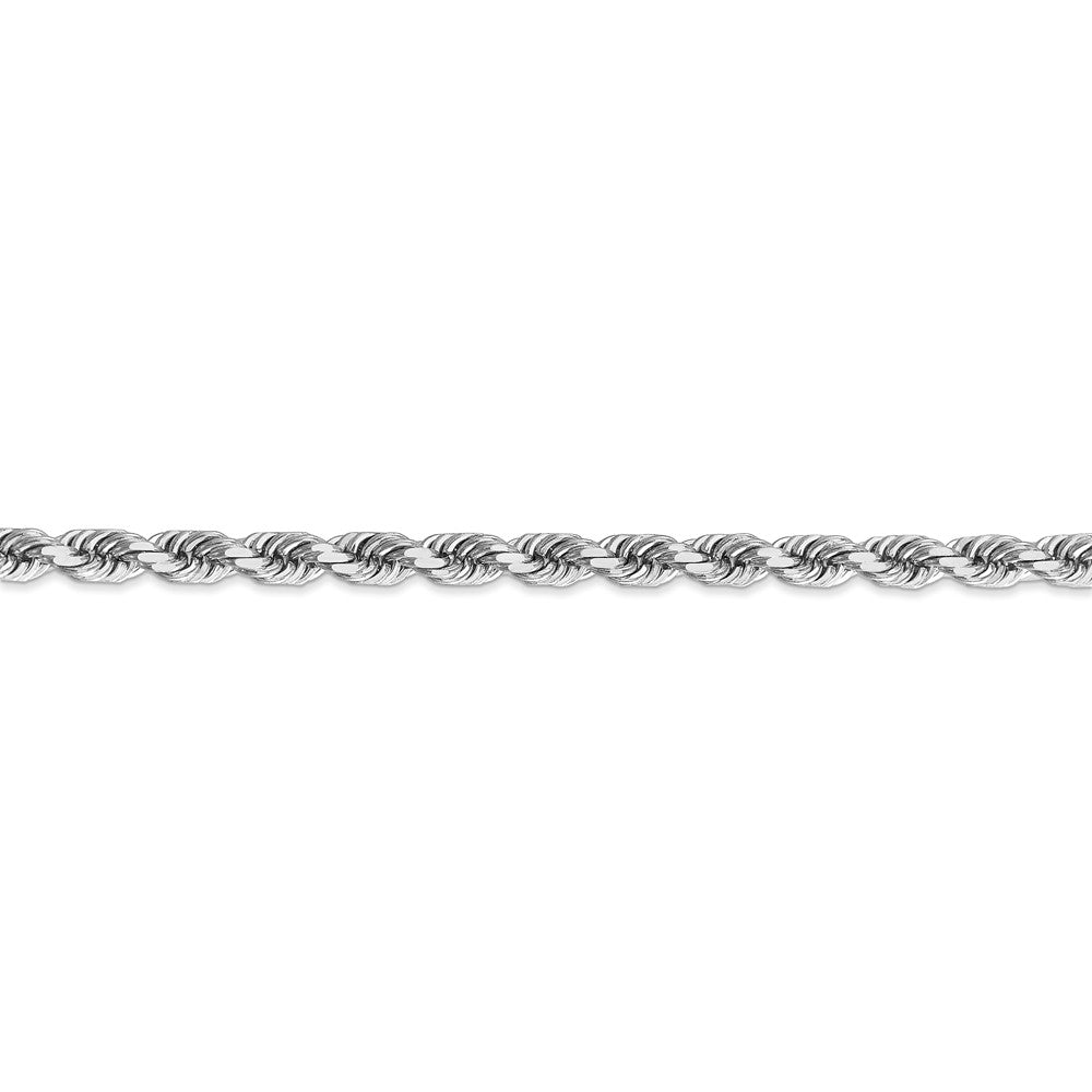 FJC Finejewelers 20 Inch 14k White Gold 5mm bright-cut Rope Chain Necklace